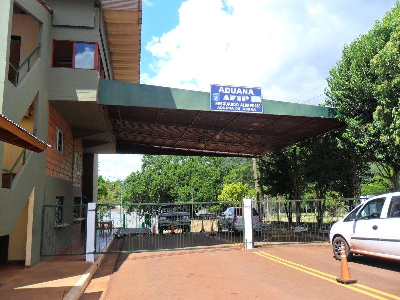 NOVO CHEFE DA ADUANA AFIP DE OBERA E ALBA POSSE VISITA PORTO MAUÁ